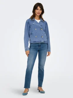 Hot JDYTRINA Denimjakke Dame Jakker Og Frakker|Double Denim