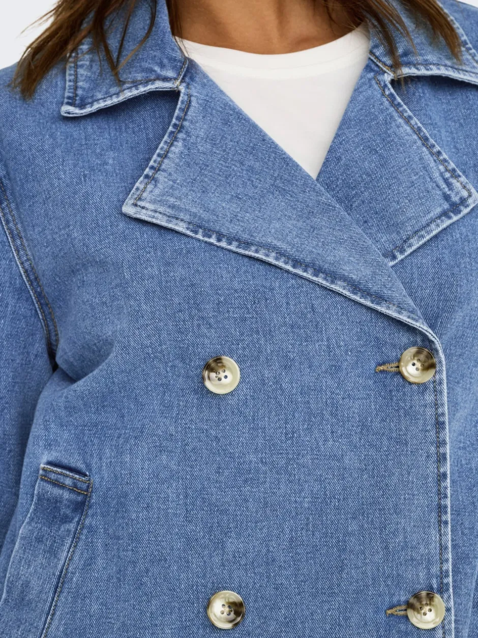 Hot JDYTRINA Denimjakke Dame Jakker Og Frakker|Double Denim