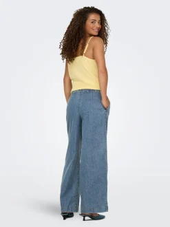 Discount JDYTRIXIE Wide leg fit Bukser i wide fit Dame Bukser