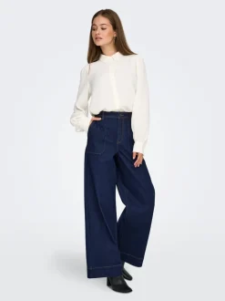 Discount JDYVANNII Høj talje Wide leg fit Jeans Dame Jeans|Jeans