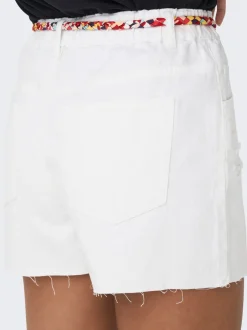 Online JDYZIGGA Høj talje Loose fit Denim-shorts Dame Shorts