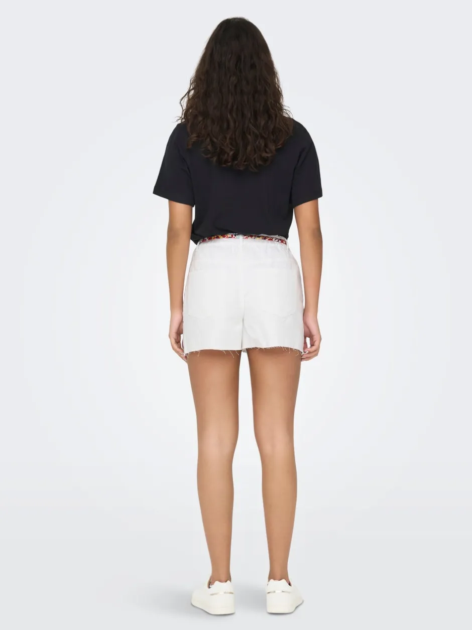 Online JDYZIGGA Høj talje Loose fit Denim-shorts Dame Shorts