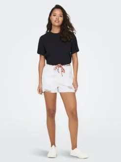 Online JDYZIGGA Høj talje Loose fit Denim-shorts Dame Shorts
