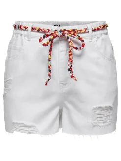 Online JDYZIGGA Høj talje Loose fit Denim-shorts Dame Shorts