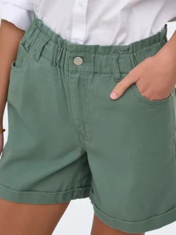 Discount JDYZIZZY Høj talje Loose fit Shorts Dame Shorts|Double Denim