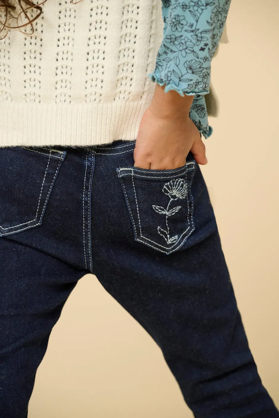 KMGBLUSH Wide leg fit Jeans Børn Tøj·Jeans