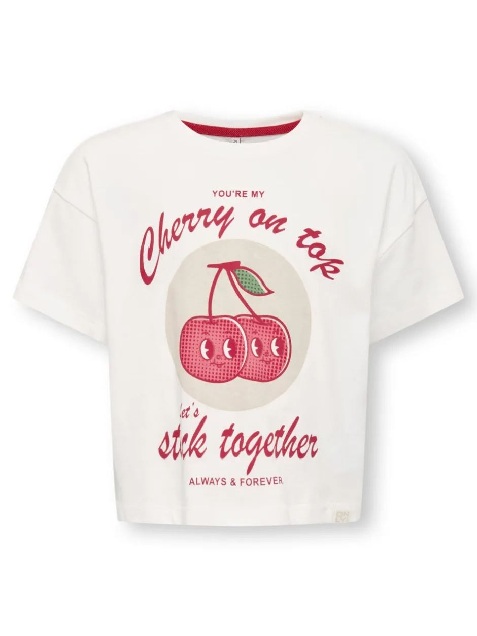 New KMGCHARLOTTE T-shirt Børn Tøj·Toppe