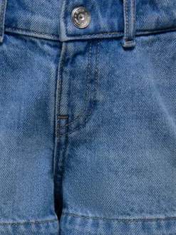 Outlet KMGCOMET Mellemhøj talje Wide leg fit Denim-shorts Børn Tøj·Shorts