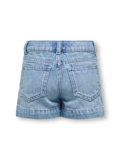 KMGCOMET Mellemhøj talje Wide leg fit Denim-shorts Børn Tøj·Shorts