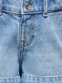 KMGCOMET Mellemhøj talje Wide leg fit Denim-shorts Børn Tøj·Shorts