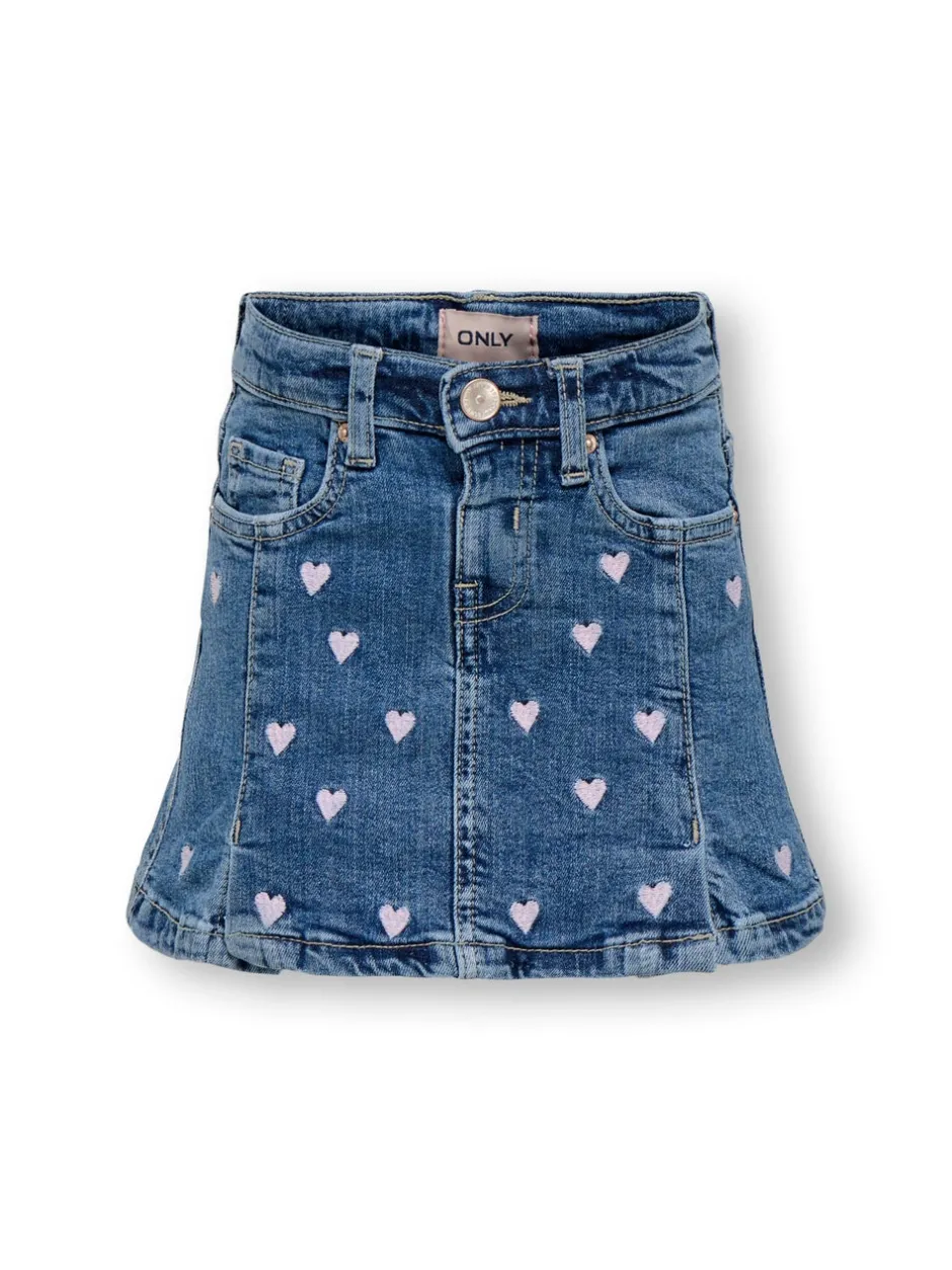 KMGHOXTON Denim Denim-nederdel Kort nederdel Børn Tøj·Nederdele