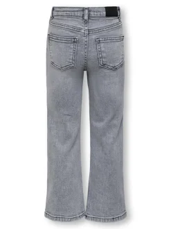 New KMGJUICY Mellemhøj talje Wide leg fit Jeans Børn Tøj·Jeans