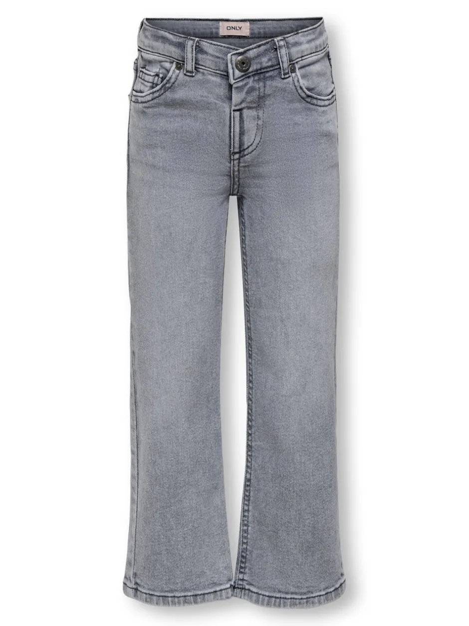 New KMGJUICY Mellemhøj talje Wide leg fit Jeans Børn Tøj·Jeans