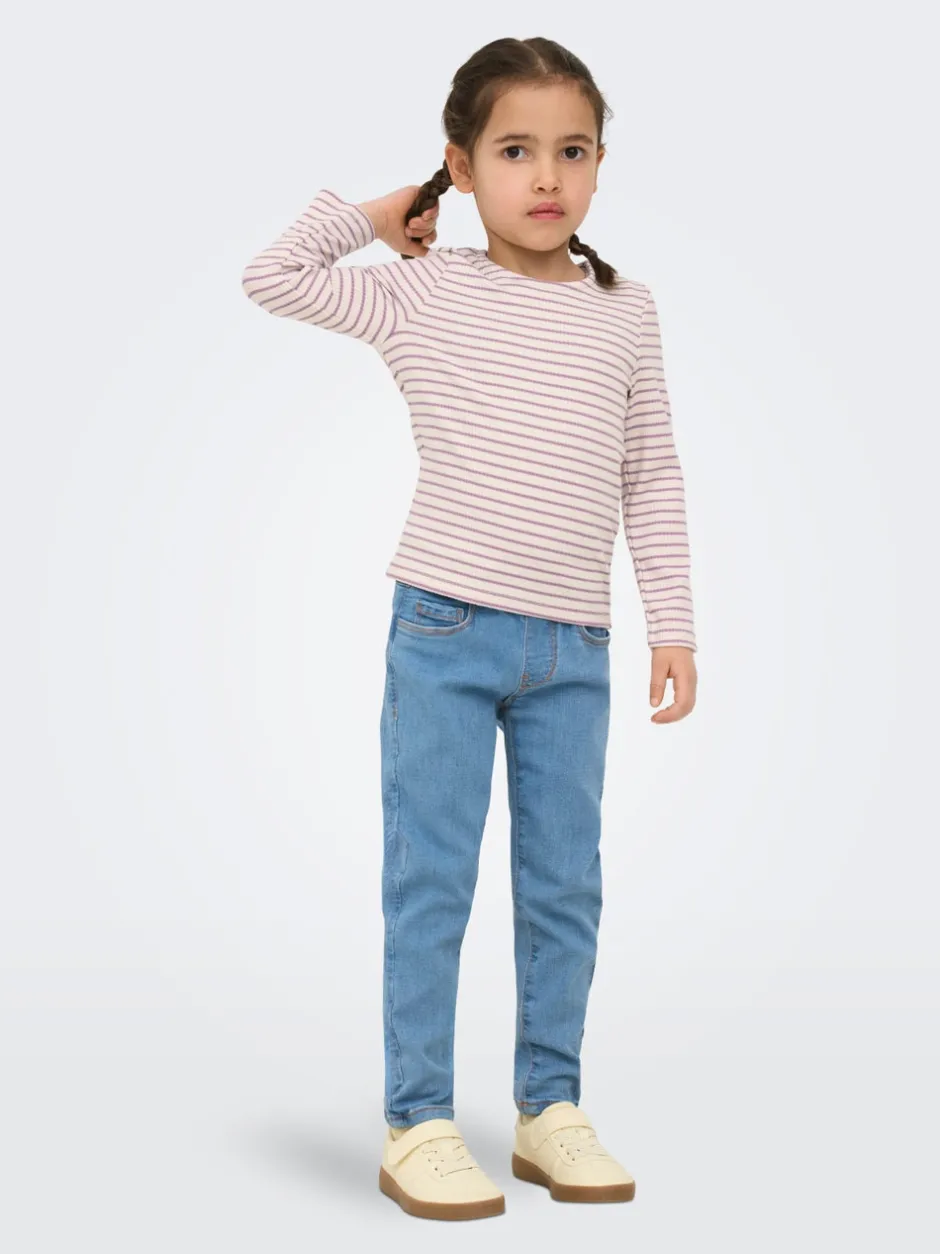 Best KMGRAIN Mellemhøj talje Skinny fit Jeans Børn Tøj·Jeans
