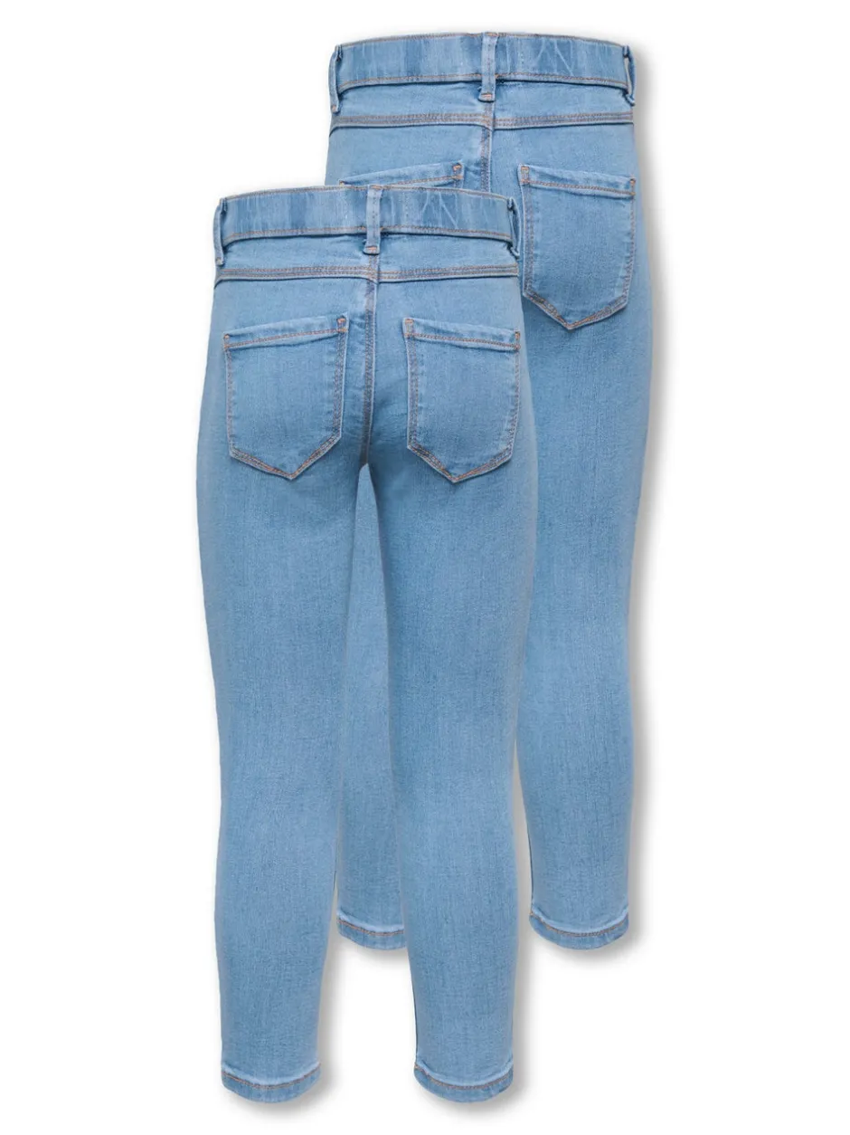 Best KMGRAIN Mellemhøj talje Skinny fit Jeans Børn Tøj·Jeans