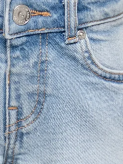 New KMGROBYN Mellemhøj talje Straight fit Denim-shorts Børn Tøj·Shorts