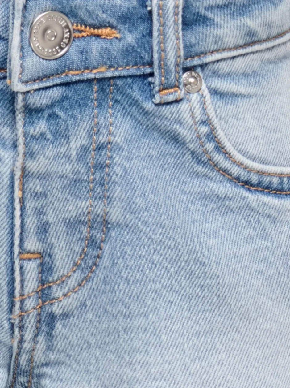 New KMGROBYN Mellemhøj talje Straight fit Denim-shorts Børn Tøj·Shorts