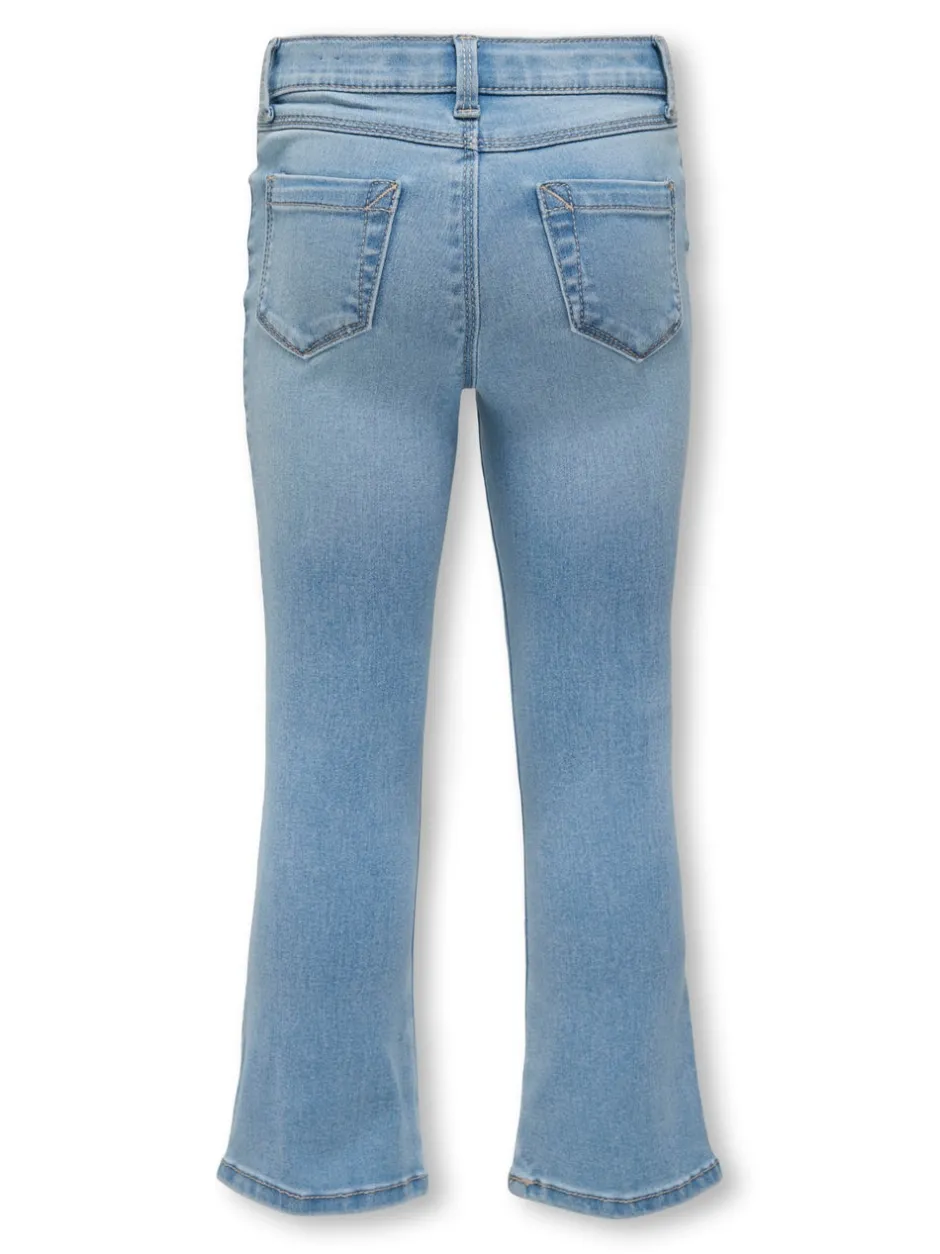 Hot KMGROYAL Mellemhøj talje Flared fit Jeans Børn Tøj·Jeans