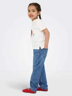 KMGVALENTINE Mellemhøj talje Straight fit Jeans Børn Tøj·Jeans