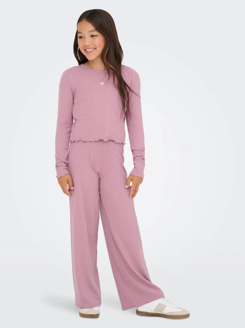 Outlet KOGALLY Wide leg fit Bukser Børn Tøj·Bukser