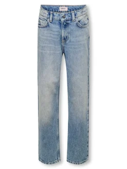 New KOGAUTHENTIC Høj talje Straight fit Jeans Børn Tøj·Jeans