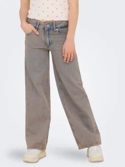 Sale KOGBAXTER Høj talje Wide leg fit Jeans Børn Tøj·Jeans