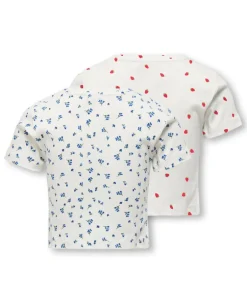 Outlet KOGBELLA 2-pack T-shirt Børn Tøj·Toppe