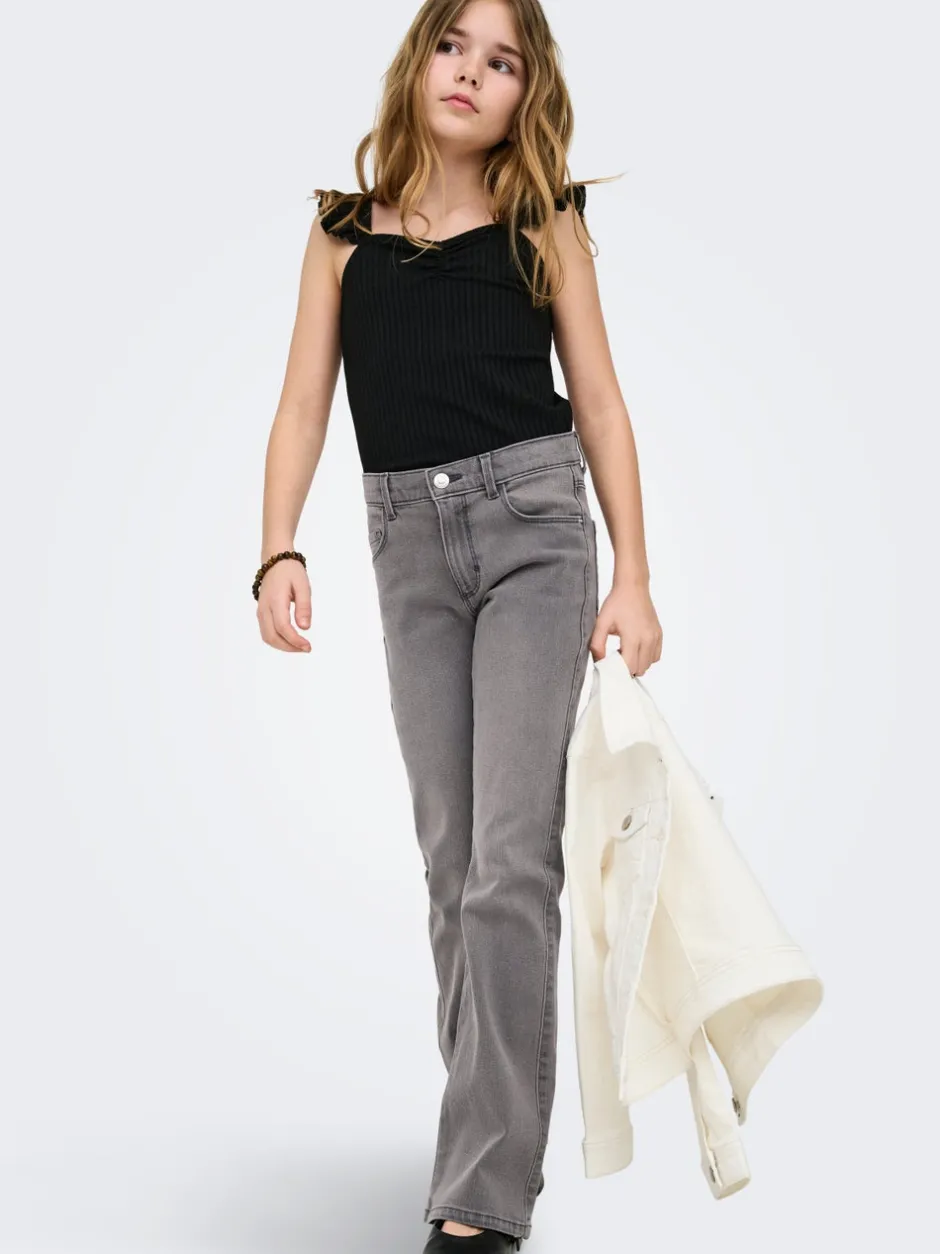 Sale KOGBLAIR Mellemhøj talje Flared fit Jeans Børn Tøj·Jeans