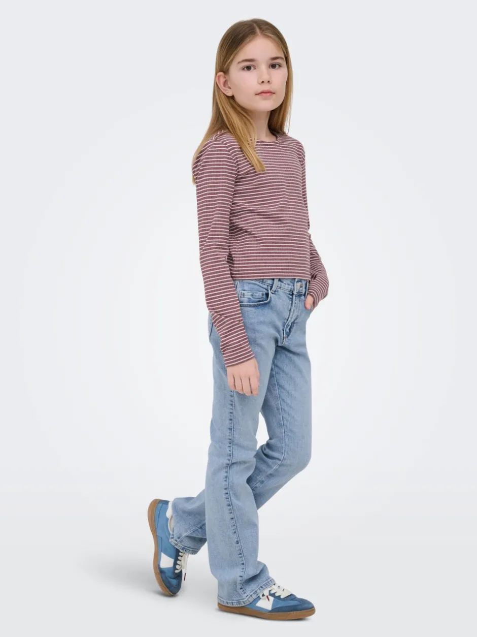 Online KOGBLAIR Mellemhøj talje Flared fit Jeans Børn Tøj·Jeans