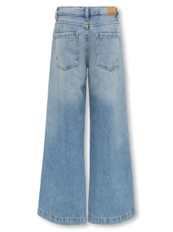 Outlet KOGBROOME Høj talje Wide leg fit Jeans Børn Tøj·Jeans