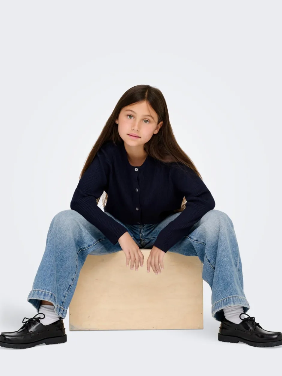 Outlet KOGBROOME Høj talje Wide leg fit Jeans Børn Tøj·Jeans