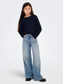 Outlet KOGBROOME Høj talje Wide leg fit Jeans Børn Tøj·Jeans