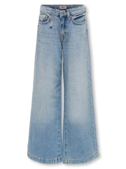 Outlet KOGBROOME Høj talje Wide leg fit Jeans Børn Tøj·Jeans