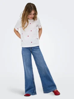 Outlet KOGCALIFORNIA Mellemhøj talje Flared fit Jeans Børn Tøj·Jeans