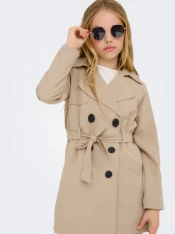 Discount KOGCHLOE Trenchcoat Børn Tøj·Jakker Og Frakker