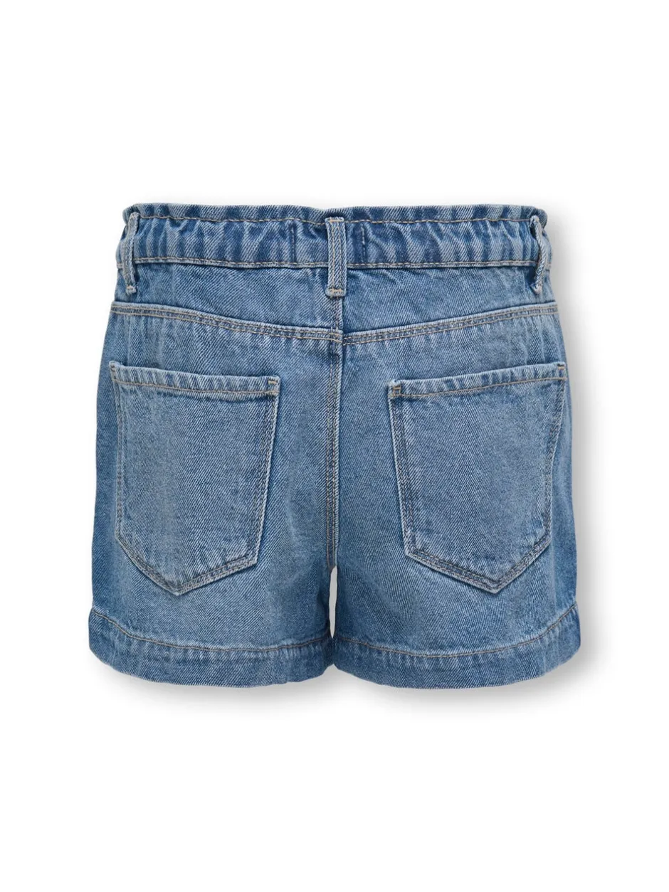 Clearance KOGCOMET Mellemhøj talje Wide leg fit Denim-shorts Børn Tøj·Shorts