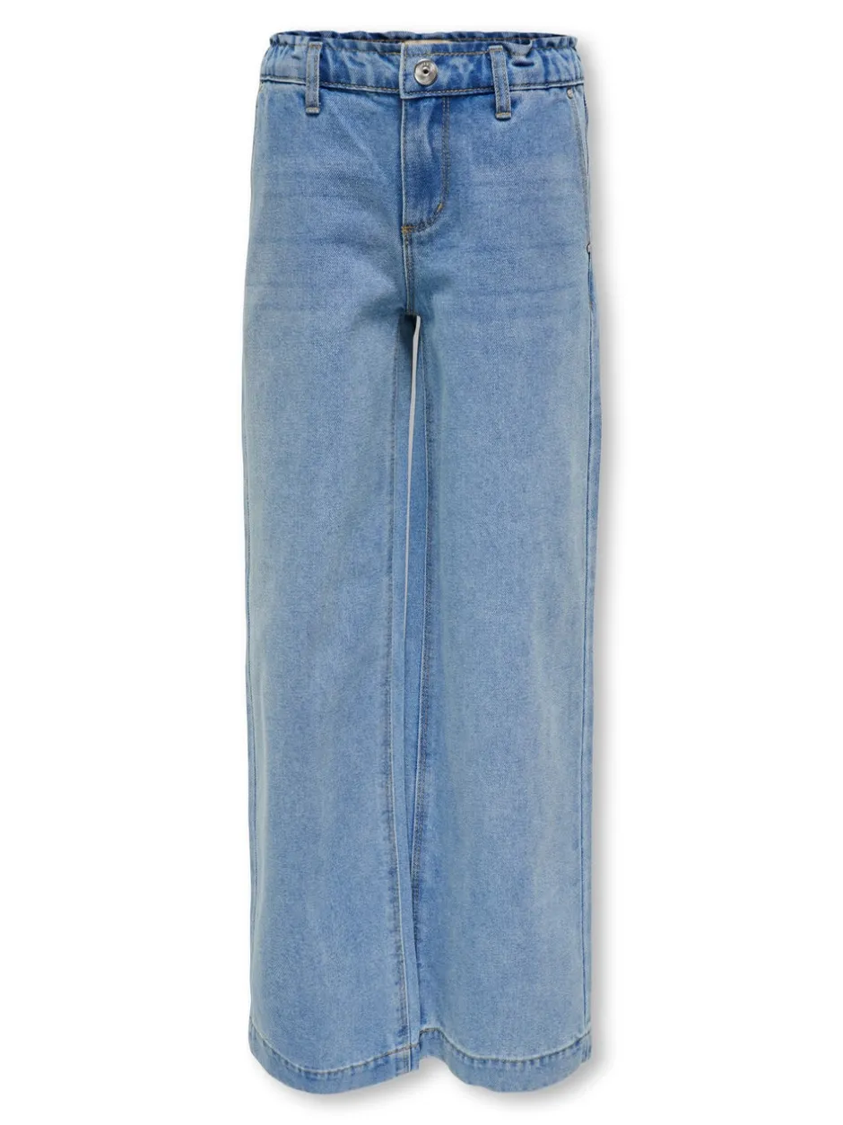 New KOGCOMET Normal talje Wide leg fit Jeans Børn Tøj·Jeans