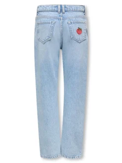 Outlet KOGDAD Mellemhøj talje Straight fit Jeans Børn Tøj·Jeans