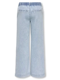 Outlet KOGDEIA Høj talje Wide leg fit Jeans Børn Tøj·Jeans