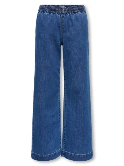 KOGDEIA Høj talje Wide leg fit Jeans Børn Tøj·Jeans
