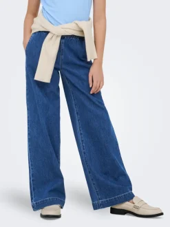 KOGDEIA Høj talje Wide leg fit Jeans Børn Tøj·Jeans