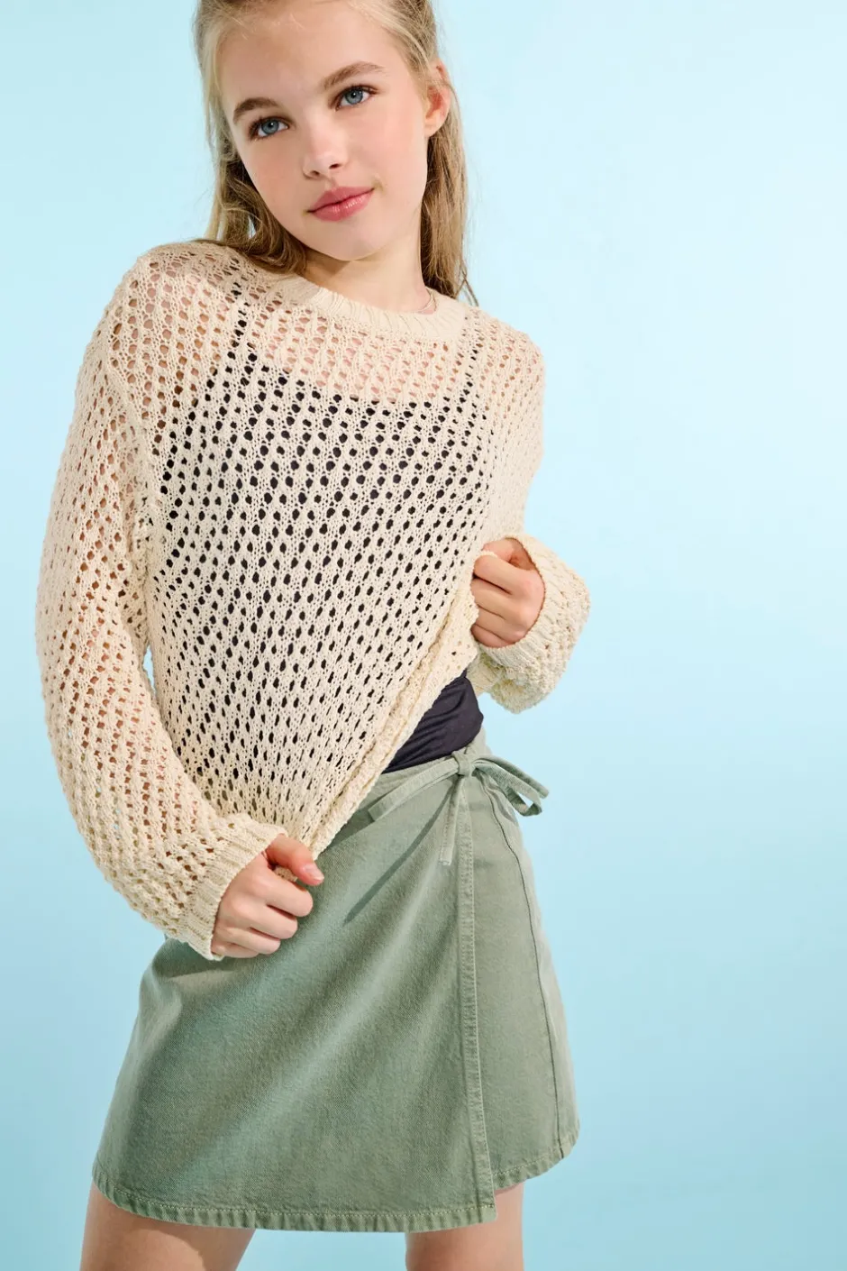 Discount KOGDONNA Striktrøje Børn Tøj·Strik & Cardigans