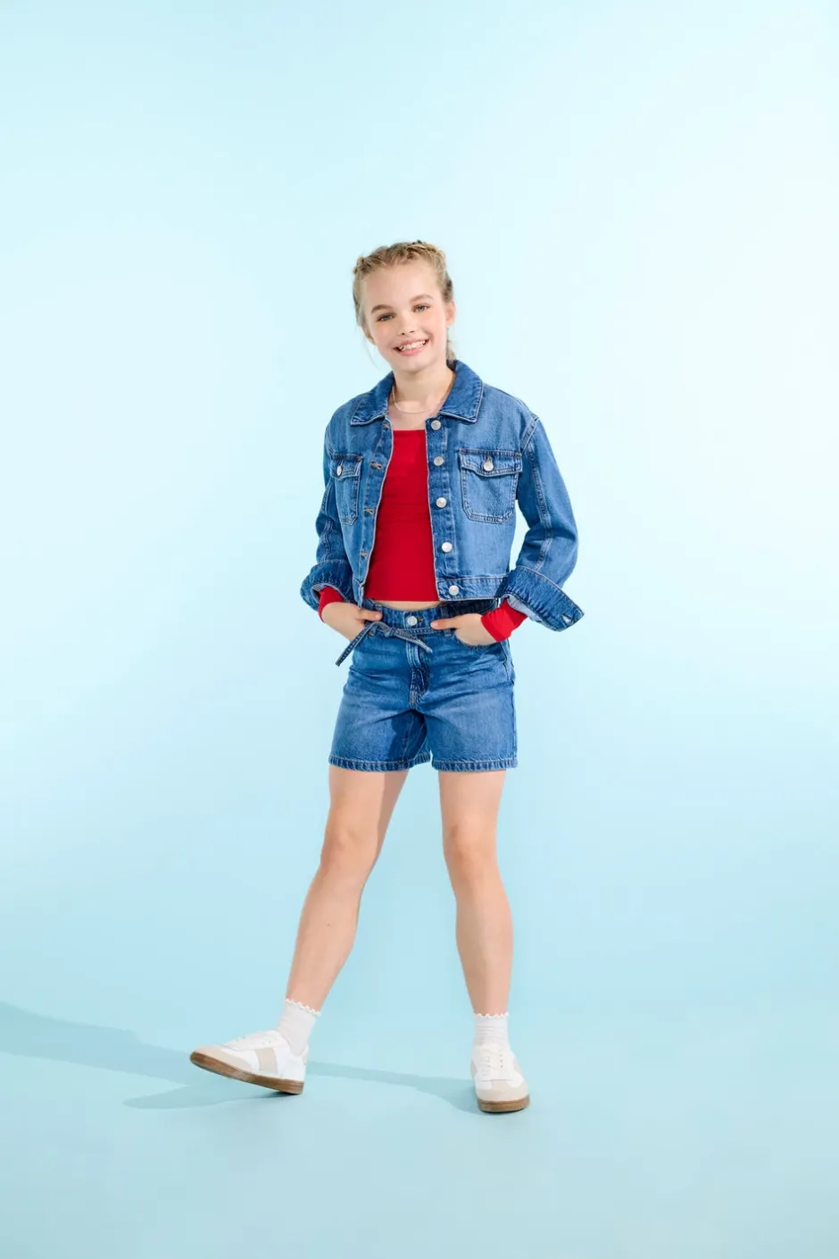 Hot KOGGIANNA Mellemhøj talje Regular fit Shorts Børn Tøj·Shorts