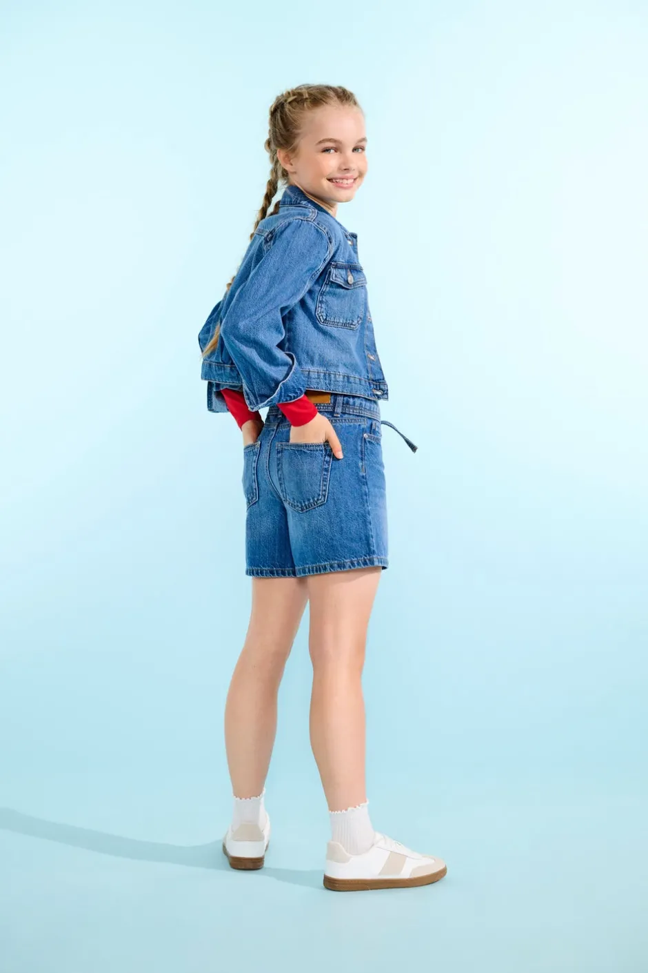 Hot KOGGIANNA Mellemhøj talje Regular fit Shorts Børn Tøj·Shorts