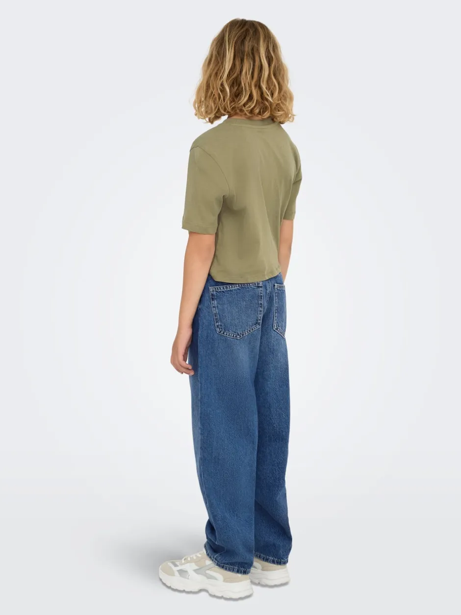 Discount KOGGIANNA Superhøj talje Straight fit Jeans Børn Tøj·Jeans