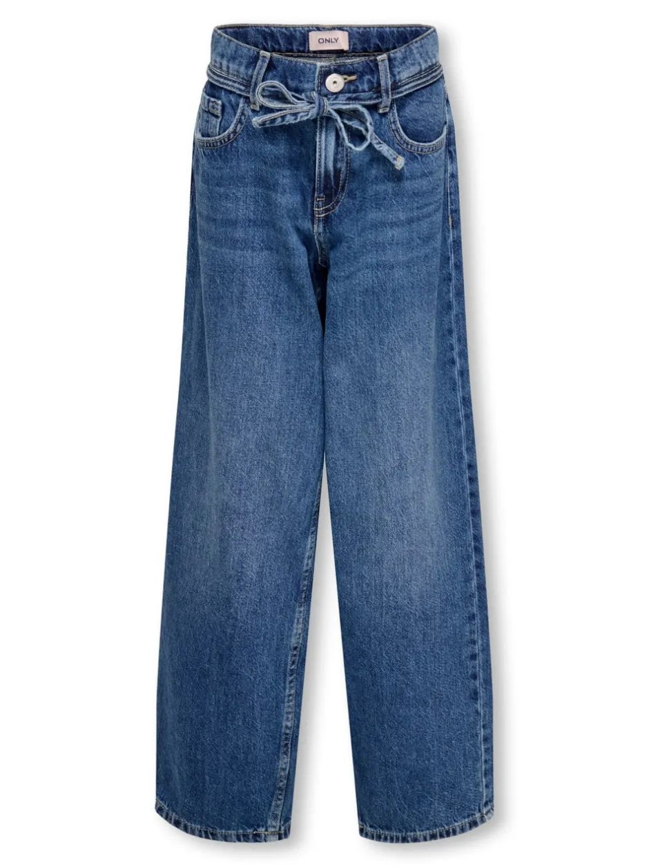 Discount KOGGIANNA Superhøj talje Straight fit Jeans Børn Tøj·Jeans