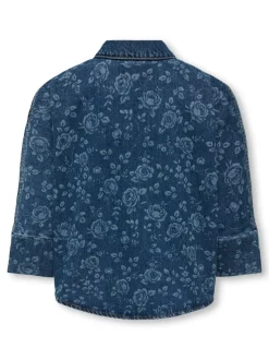 Outlet KOGGRACE Denim-skjorte Børn Tøj·Toppe|Tøj·Skjorter
