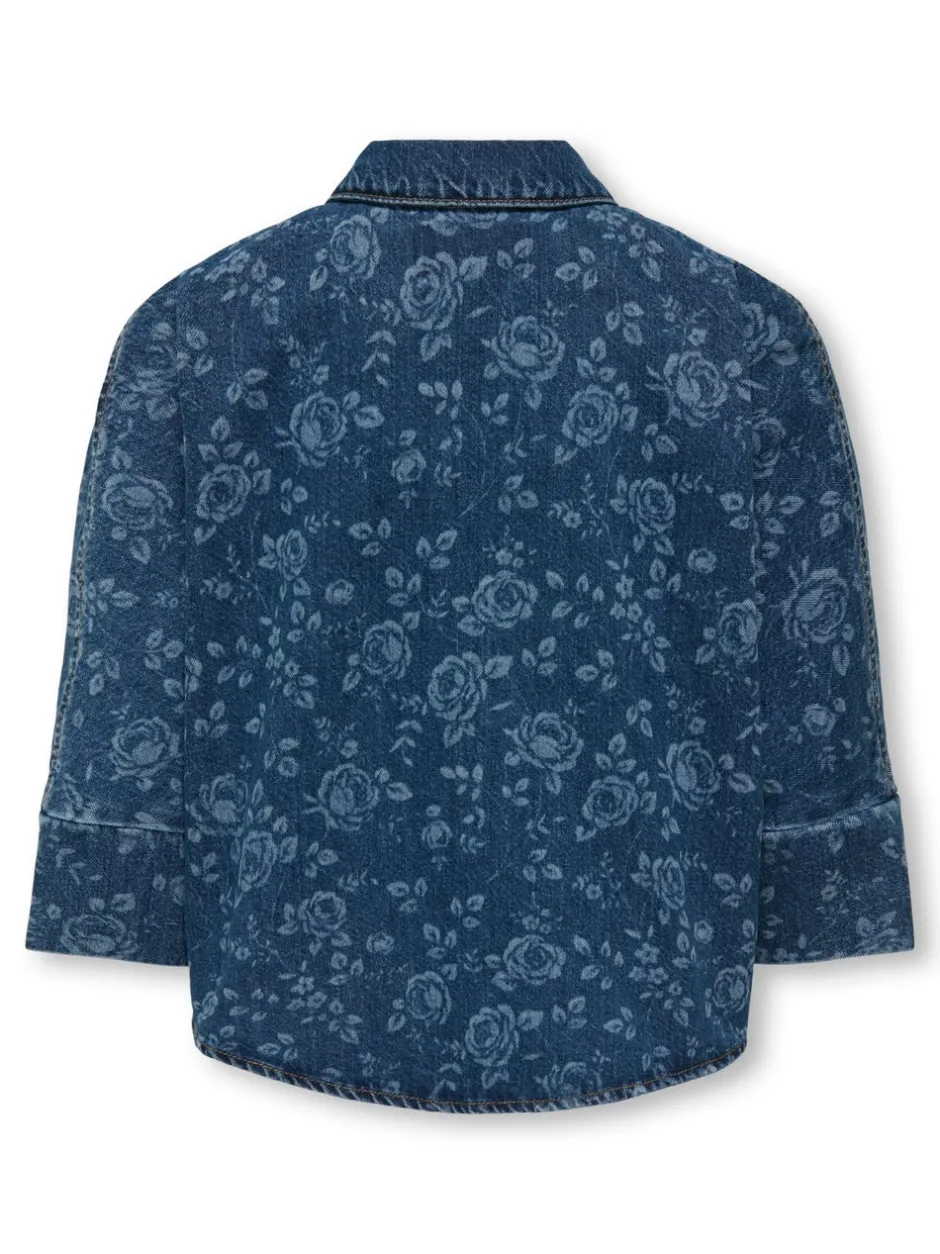 Outlet KOGGRACE Denim-skjorte Børn Tøj·Toppe|Tøj·Skjorter