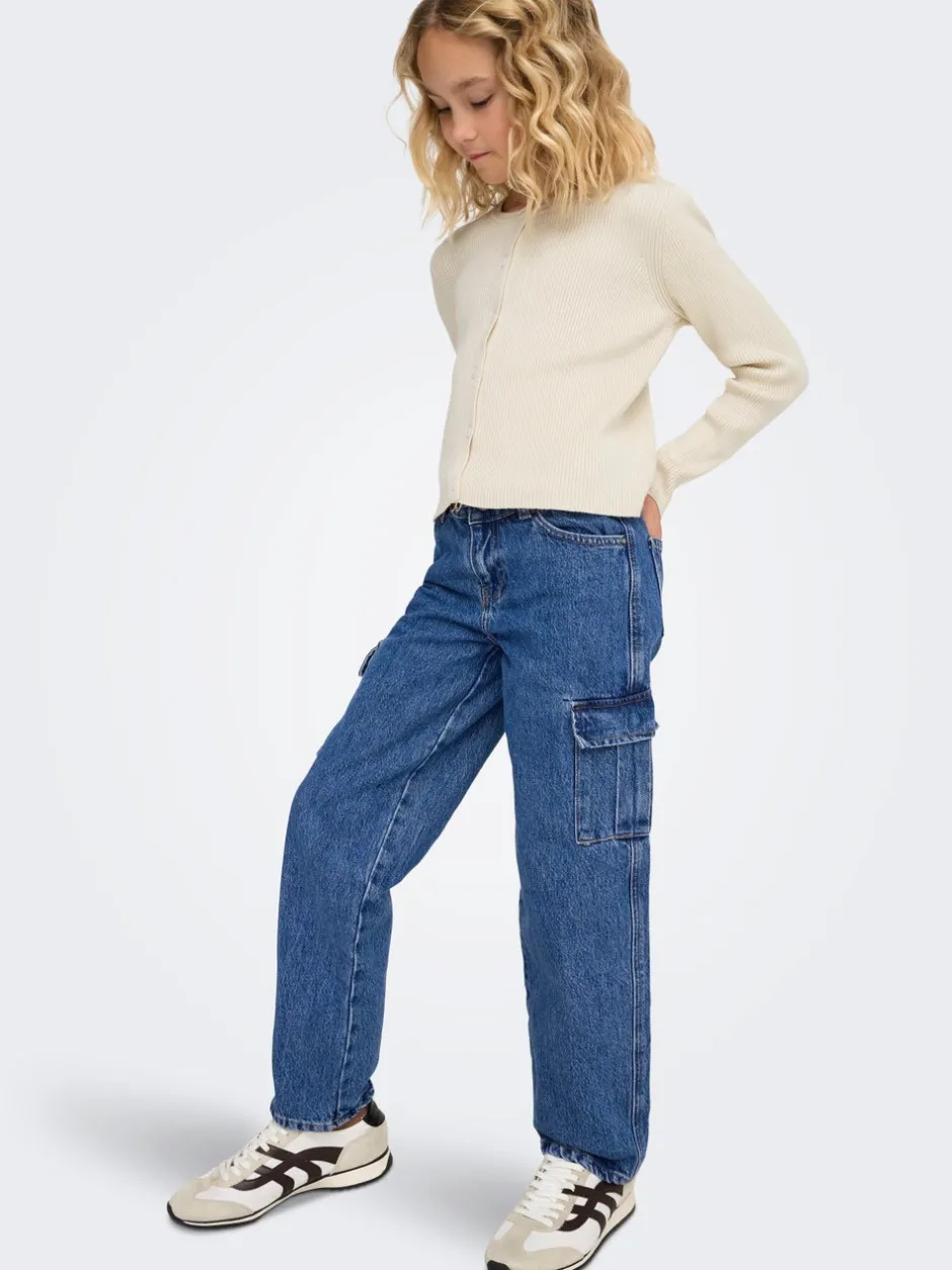Sale KOGHARMONY Wide leg fit Jeans Børn Tøj·Jeans