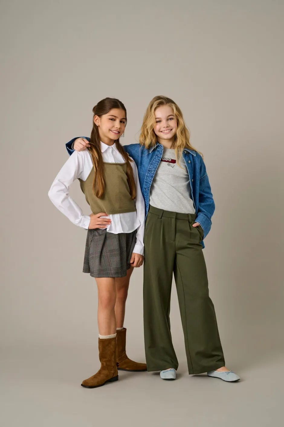 Clearance KOGHATTIE-ZAL Wide leg fit Bukser i wide fit Børn Tøj·Bukser